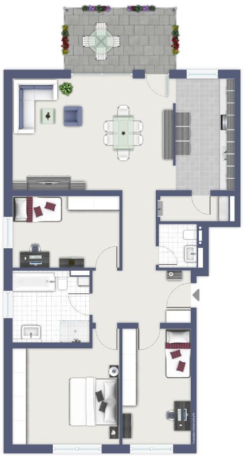 Apartwehr Business&Ferien Apartment Rot Exterior foto